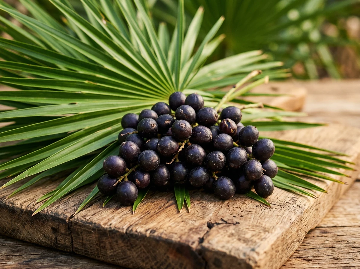 Saw palmetto berries - plant-based supplement ingredient in Hardero